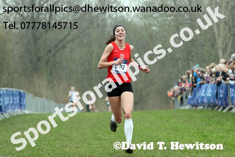 Senior womens Inter Counties Cross Country, Prestwold Hall, Loughborough. Photo: David T. Hewitson/Sports for All Pics